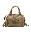 Soleil Chic Petit Sac Cuir Daisy Taupe