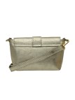 Soleil Chic Mini Sac bandoulière cuir Anneau Besace 166 Or