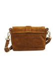 Soleil Chic Mini Sac bandoulière cuir Anneau Besace 166 Daim Camel