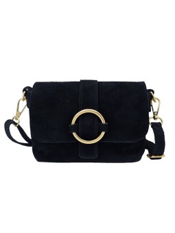 Soleil Chic Mini Sac bandoulière cuir Anneau Besace