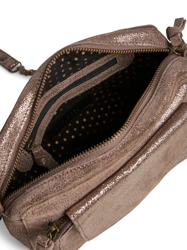 PIECES PCNAINA LEATHER CROSS BODY FC NOOS Bags 17063358 Taupe Gray Snow