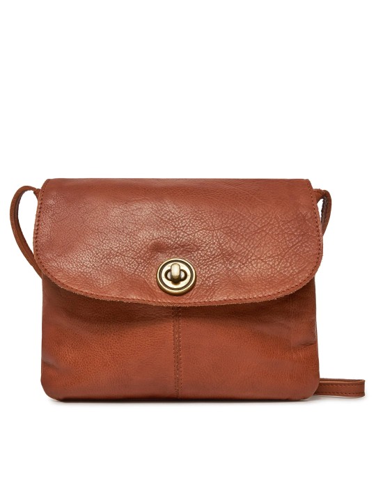 PCTOTALLY LARGE LEATHER PARTY BAG 17138919 Rootbeer