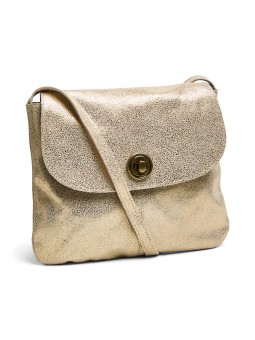 PCTOTALLY LARGE LEATHER PARTY BAG 17138919 Gold Snow