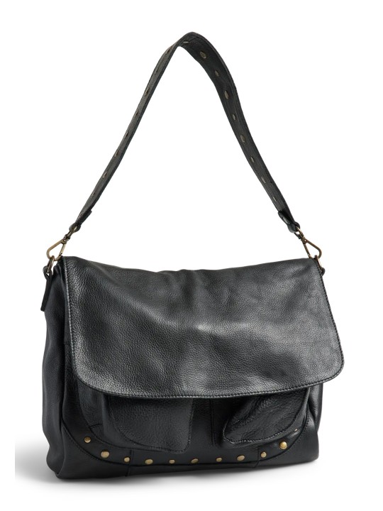 PIECES 17163620 PCBENNA DAILY BAG Black Studs