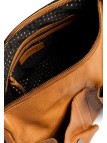 PIECES 17163620 PCBENNA DAILY BAG Cognac Braided strap