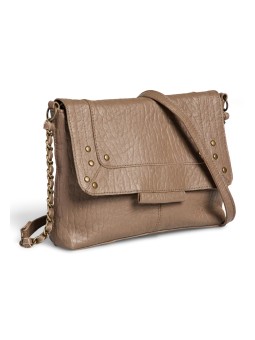PIECES PCFELIZIA LEATHER CROSS BODY FC Bags 17116820 Taupe Gray_Bubble