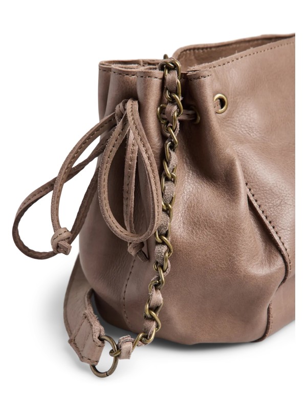 PIECES PCPIHANNA LEATHER CROSS BODY FC Bags 17163466 Taupe Gray
