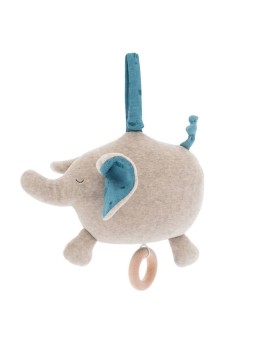 Moulin Roty - Poupée musique éléphant Sous mon baobab