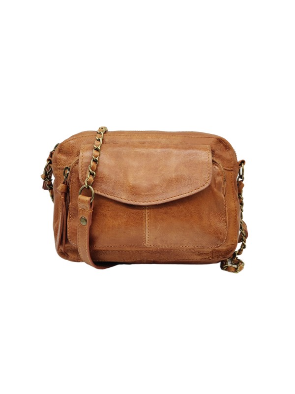PIECES PCNAINA LEATHER CROSS BODY FC NOOS Bags 17063358 Rootbeer