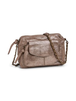 PIECES PCNAINA LEATHER CROSS BODY FC NOOS Bags 17063358 Taupe Gray Snow