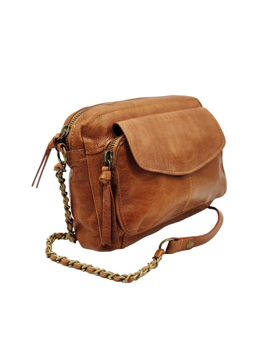 PIECES PCNAINA LEATHER CROSS BODY FC NOOS Bags 17063358 Rootbeer