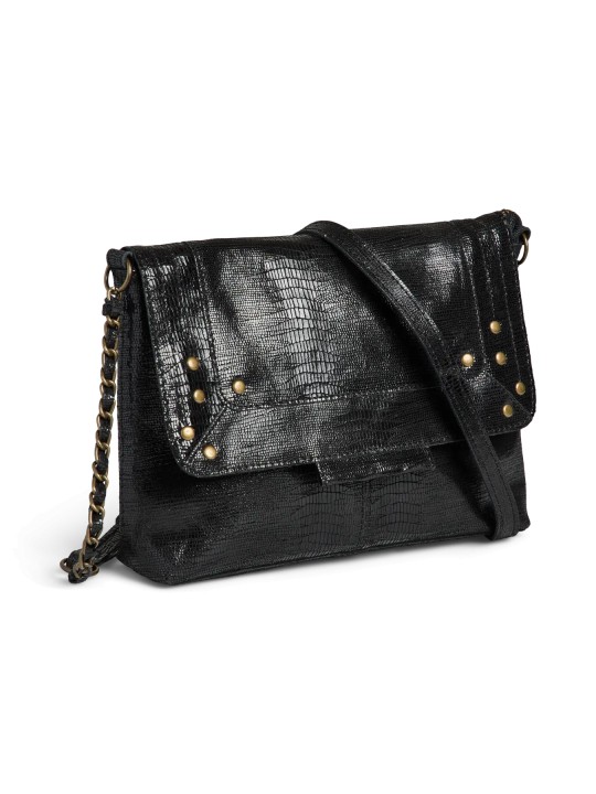 PIECES PCFELIZIA LEATHER CROSS BODY FC Bags 17116820 Black Snake