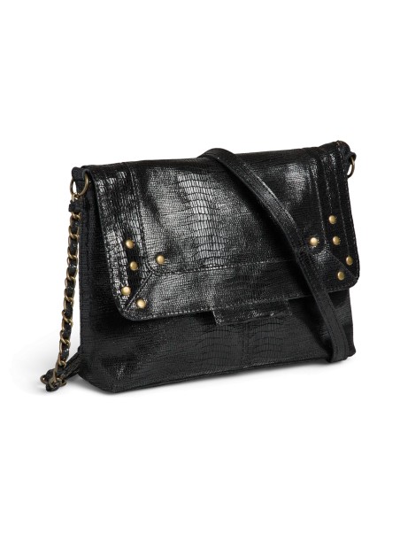 PIECES PCFELIZIA LEATHER CROSS BODY FC Bags 17116820 Black Snake