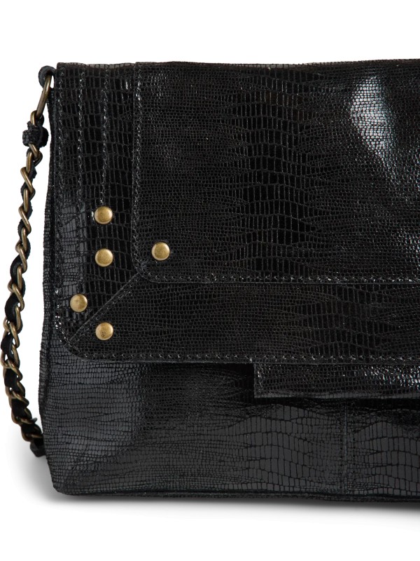 PIECES PCFELIZIA LEATHER CROSS BODY FC Bags 17116820 Black Snake