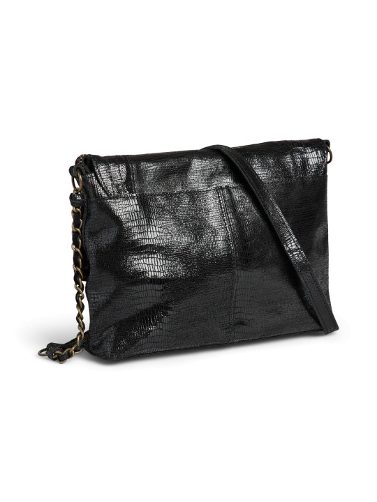 PIECES PCFELIZIA LEATHER CROSS BODY FC Bags 17116820 Black Snake