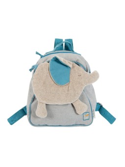 Moulin Roty - Sac à dos éléphant Sous mon baobab