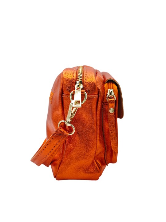 Soleil Chic Sac Bandoulière Rabat Corail Irise