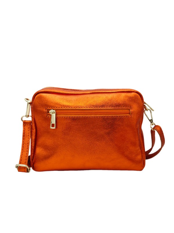 Soleil Chic Sac Bandoulière Rabat Corail Irise