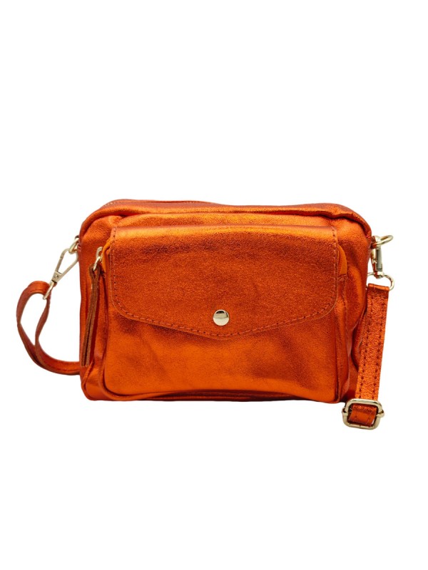 Soleil Chic Sac Bandoulière Rabat Corail Irise