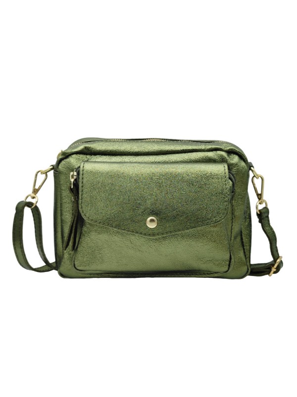 Soleil Chic Sac Bandoulière Rabat Kaki Irise