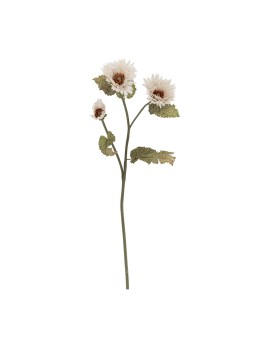 Bloomingville Chrysantemum Tige, Blanc, Fleurs artificielles