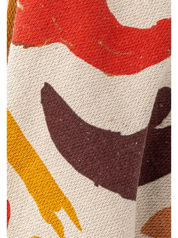 Bloomingville Horus Plaid, Multicolore, Coton recyclé