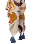 Bloomingville Horus Plaid, Multicolore, Coton recyclé