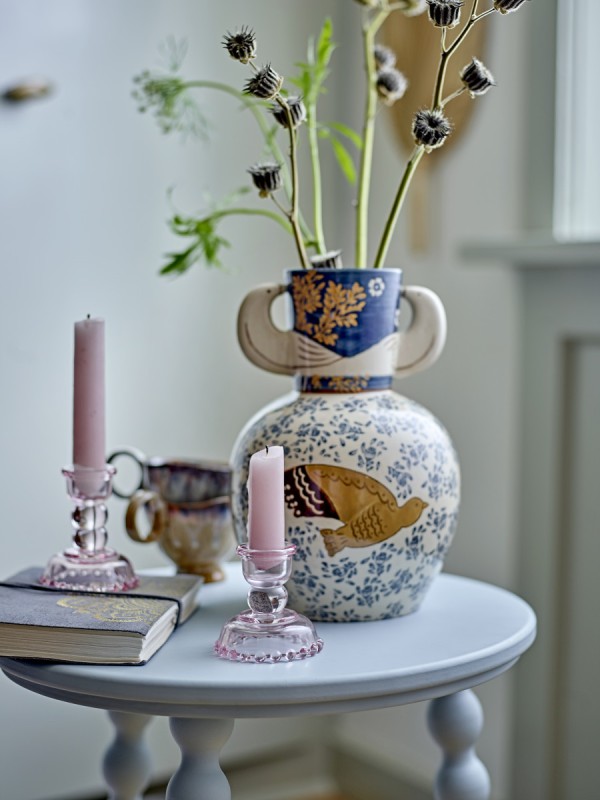 Bloomingville Hezha Vase, Bleu, Grès