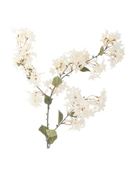 Bloomingville Myrtle Tige, Blanc, Fleurs artificielles
