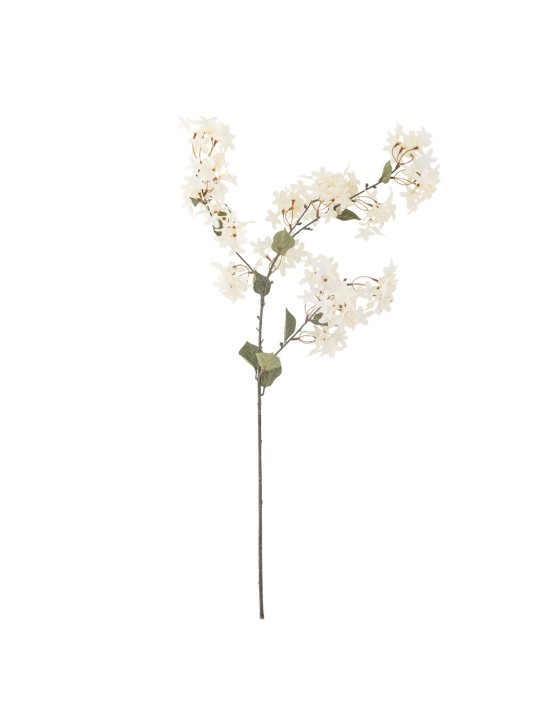 Bloomingville Myrtle Tige, Blanc, Fleurs artificielles