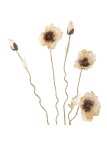 Bloomingville Poppy Tige, Nature, Fleurs artificielles