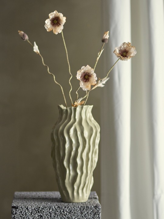 Bloomingville Poppy Tige, Nature, Fleurs artificielles