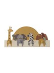 Bloomingville Mallen Porte-manteaux, Multicolore, FSC®100% Plywood