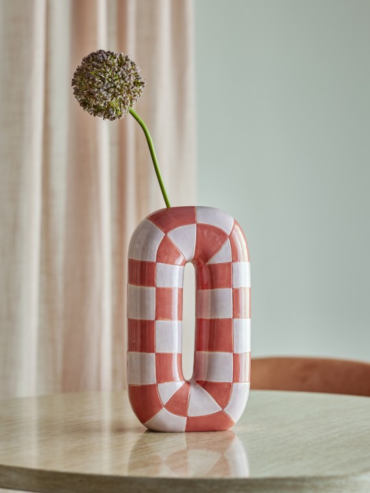 Bloomingville Mae Vase, Orange, Céramique