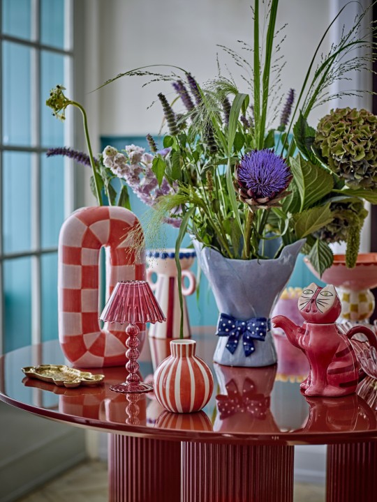 Bloomingville Mae Vase, Orange, Céramique