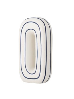 Bloomingville Mae Vase, Bleu, Céramique