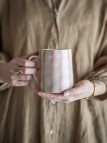 Bloomingville Begonia Mug, Rose, Grès