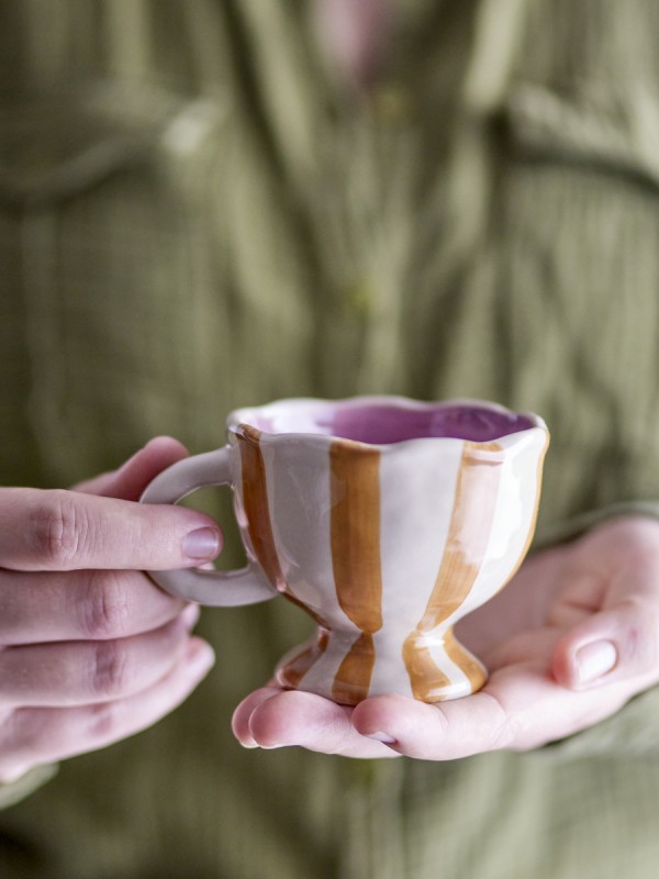 Bloomingville Willa Tasse, Multicolore, Grès