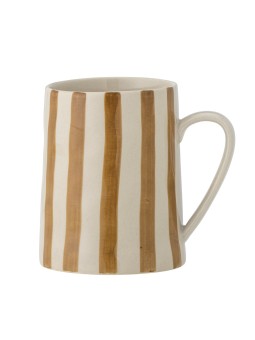 Bloomingville Begonia Mug, Marron, Grès