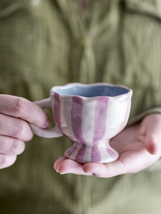 Bloomingville Willa Tasse, Multicolore, Grès