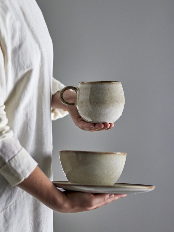 Bloomingville Sandrine Mug, Nature, Grès