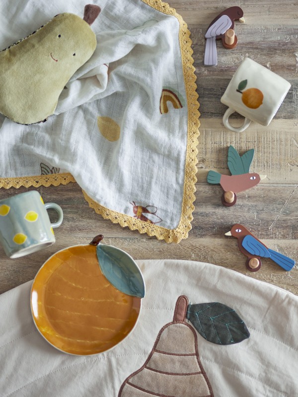 Bloomingville Lewi Crochet, Marron, FSC®100%, MDF