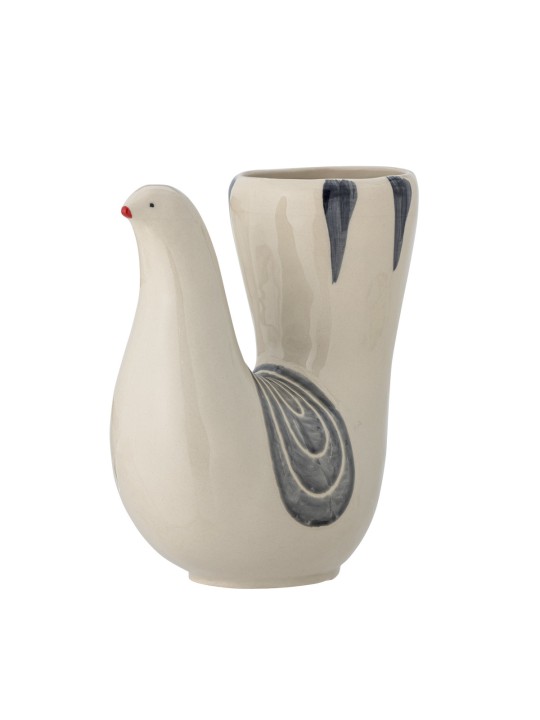 Bloomingville Trudy Vase, Blanc, Grès