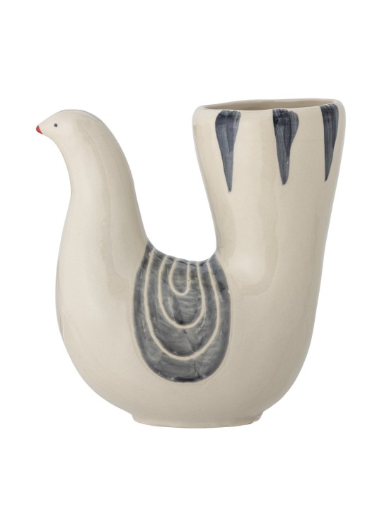 Bloomingville Trudy Vase, Blanc, Grès