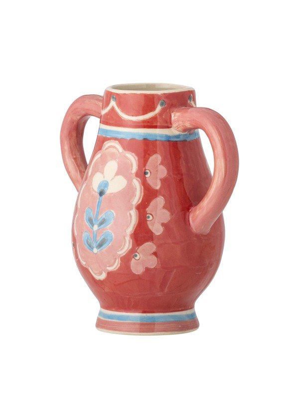 Bloomingville Odina Vase, Rose, Grès