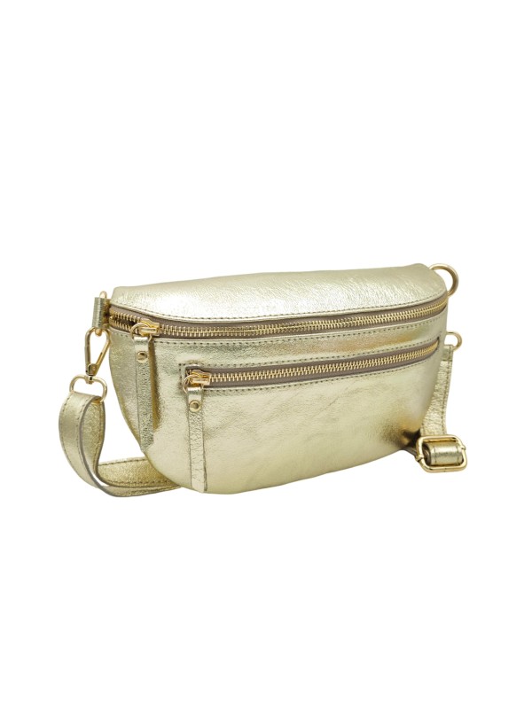 Soleil Chic Sac Banane Demi Lune M3 Or