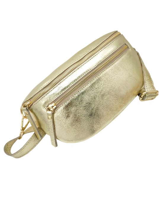 Soleil Chic Sac Banane Demi Lune M3 Or