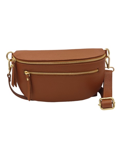 Soleil Chic Sac Banane Demi Lune M3 Graine Camel