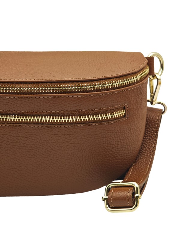 Soleil Chic Sac Banane Demi Lune M3 Graine Camel