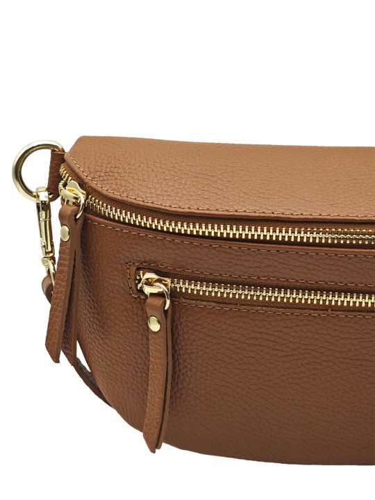 Soleil Chic Sac Banane Demi Lune M3 Graine Camel